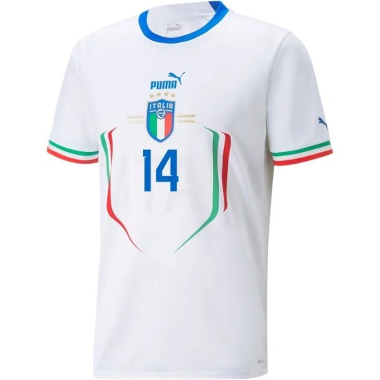 Federico Chiesa #14 Italy Away Jersey World Cup 2022 Federico Chiesa #14 Italy Away Jersey World Cup 2022