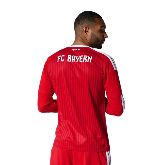 Men's Bayern Munich 2026/27 Home Long Sleeve Shirt Men's Bayern Munich 2026/27 Home Long Sleeve Shirt