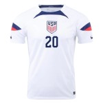 Jesus Ferreira #20 USMNT Home Jersey World Cup 2022 Jesus Ferreira #20 USMNT Home Jersey World Cup 2022