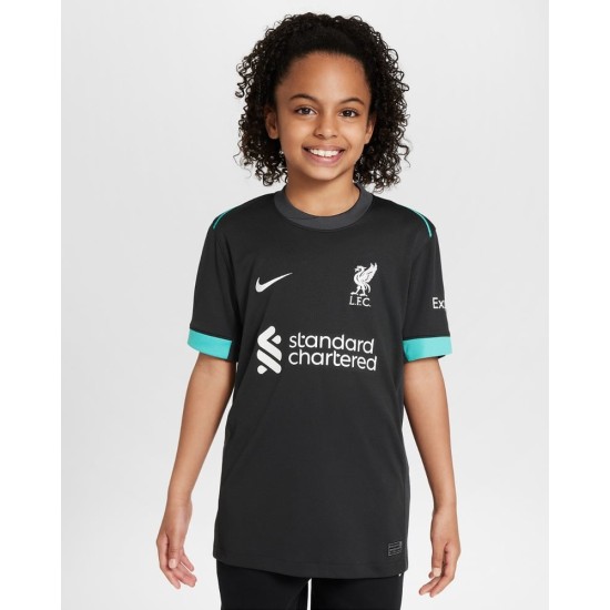 Kid's Liverpool 2024/25 Away LFC Champions Shirt & Gold Trophy Kid's Liverpool 2024/25 Away LFC Champions Shirt & Gold Trophy