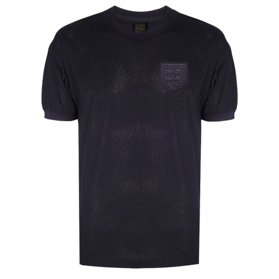 Men's England 1970 Retro Blackout Shirt #6 Men's England 1970 Retro Blackout Shirt #6