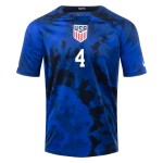 Tyler Adams #4 USMNT Away Jersey World Cup 2022