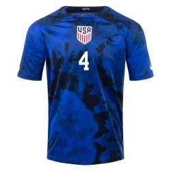 Tyler Adams #4 USMNT Away Jersey World Cup 2022 Tyler Adams #4 USMNT Away Jersey World Cup 2022