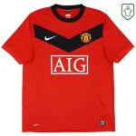 Men's Manchester United 2009/10 Home Retro Shirt Rooney #10 Men's Manchester United 2009/10 Home Retro Shirt Rooney #10