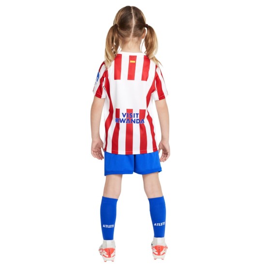 Kid's Atletico Madrid 2025/26 Home Kit Kid's Atletico Madrid 2025/26 Home Kit