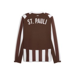 Women's FC St. Pauli 2025/26 Home Long Sleeve Shirt Women's FC St. Pauli 2025/26 Home Long Sleeve Shirt