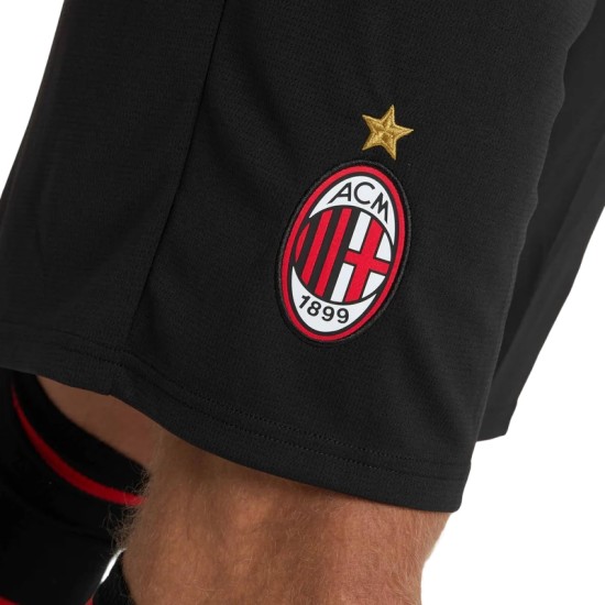 Kid's Milan 2026/27 Home Shorts - Black