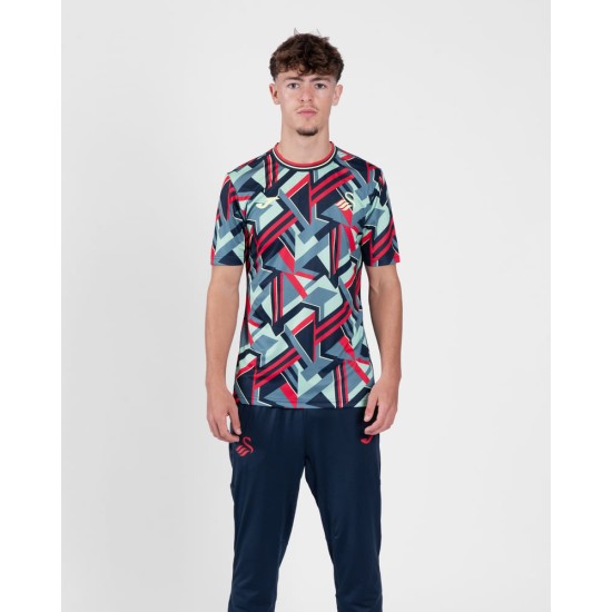 Men's Swansea City 2025/26 Third Warm Up Shirt