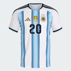 Men's Argentina 2026 Home Authentic World Cup Shirt MAC ALLISTER #20 Men's Argentina 2026 Home Authentic World Cup Shirt MAC ALLISTER #20
