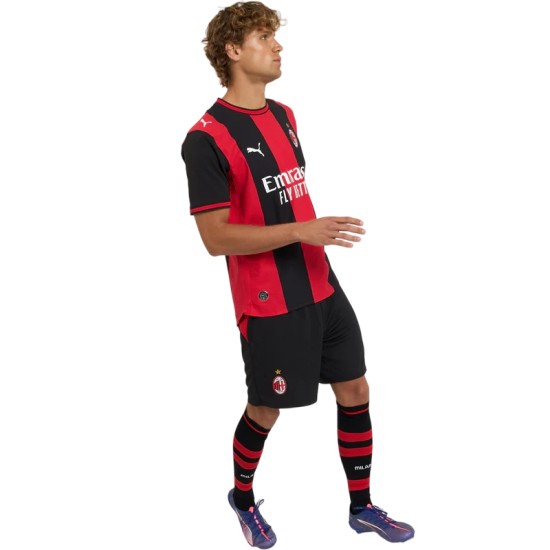 Kid's Milan 2026/27 Home Shorts - Black