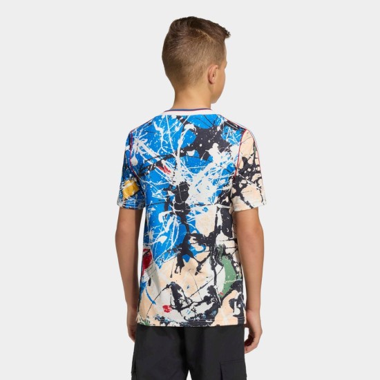 Kid's Manchester United 2025/26 Stone Roses Shirt Kid's Manchester United 2025/26 Stone Roses Shirt