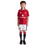 Kid's Manchester United 2026/27 Home Shorts - White