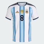 Men's Argentina 2026 Home Authentic World Cup Shirt E. FERNÁNDEZ #8