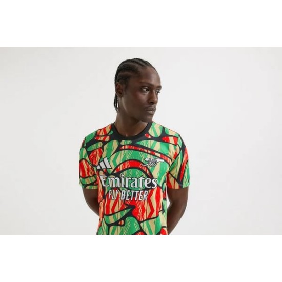Men's Arsenal 2024/25 Third European Pre Match Shirt Men's Arsenal 2024/25 Third European Pre Match Shirt