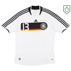 Men's Germany 2008/09 Home Retro Shirt Ballack #13 Men's Germany 2008/09 Home Retro Shirt Ballack #13