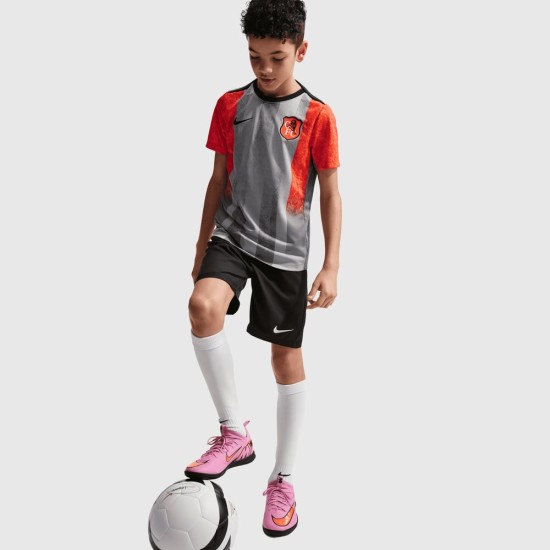 Kid's Chelsea 2025/26 Third Pre Match Shirt - Grey Kid's Chelsea 2025/26 Third Pre Match Shirt - Grey