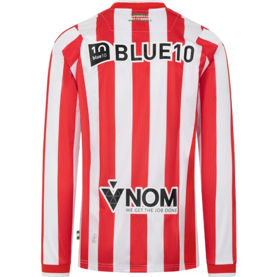 Men's Sparta Rotterdam 2024/25 Home Long Sleeve Shirt Men's Sparta Rotterdam 2024/25 Home Long Sleeve Shirt