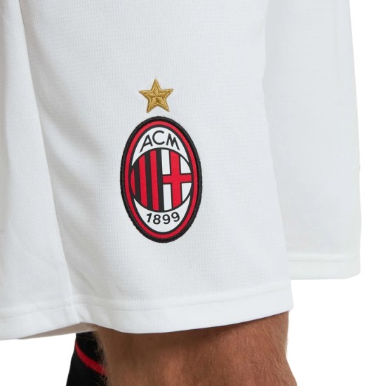Kid's Milan 2026/27 Home Shorts - White