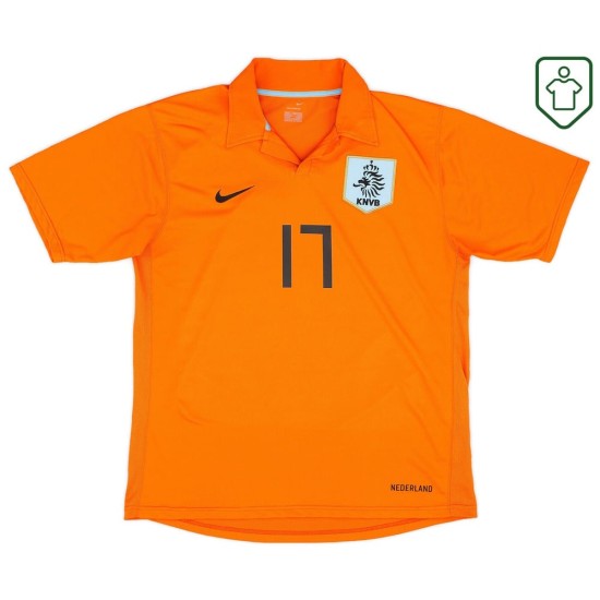 Men's Netherlands 2006/08 Home Retro Shirt V.Persie #17 Men's Netherlands 2006/08 Home Retro Shirt V.Persie #17