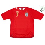 Men's England 2006/08 Away Retro Shirt Beckham #7