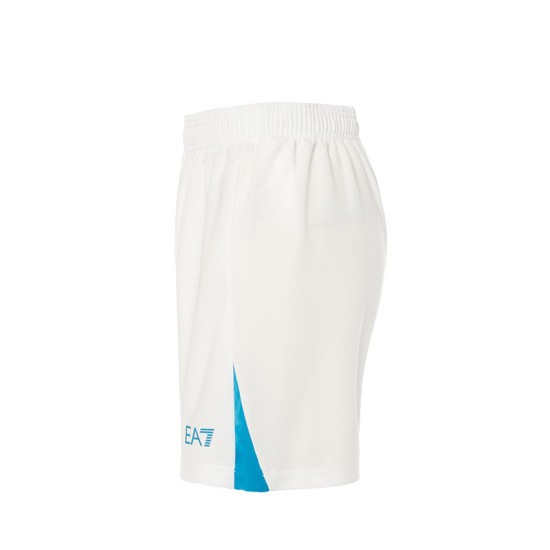 Women's Napoli 2024/25 Home Shorts - White/Sky Blue Women's Napoli 2024/25 Home Shorts - White/Sky Blue