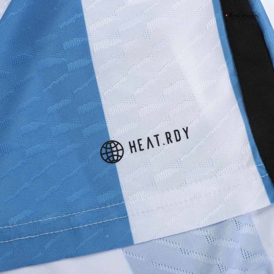 Argentina 3 Stars Player Version Home Jersey World Cup 2022