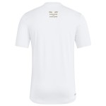 Women's Los Angeles FC 2025 Third Hook AEROREADY Shirt - White Women's Los Angeles FC 2025 Third Hook AEROREADY Shirt - White