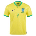 Lucas Paqueta #7 Brazil Home Jersey World Cup 2022 Lucas Paqueta #7 Brazil Home Jersey World Cup 2022