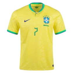Lucas Paqueta #7 Brazil Home Jersey World Cup 2022