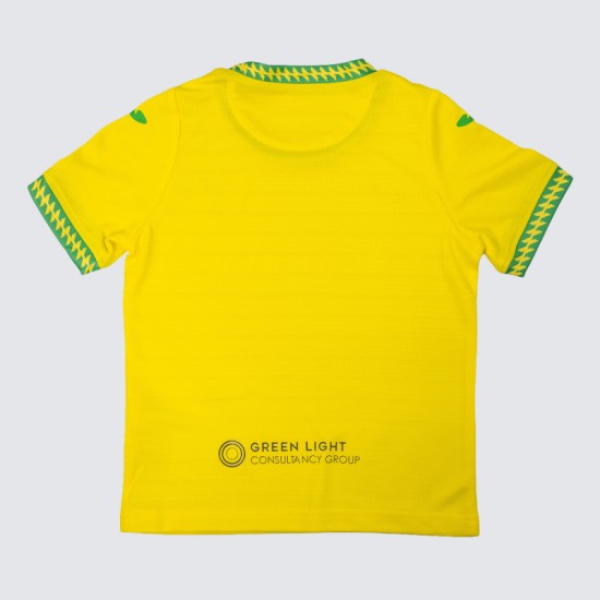 Kid's Norwich City 2025/26 Home Kit