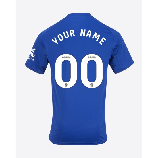 Kid's Leicester City 2025/26 Home Unsponsored Shirt