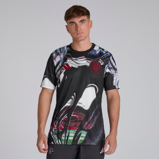 Women's Manchester United 2025/26 Third Pre Match Shirt - Black