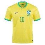 Neymar #10 Brazil Home Jersey World Cup 2022 Neymar #10 Brazil Home Jersey World Cup 2022