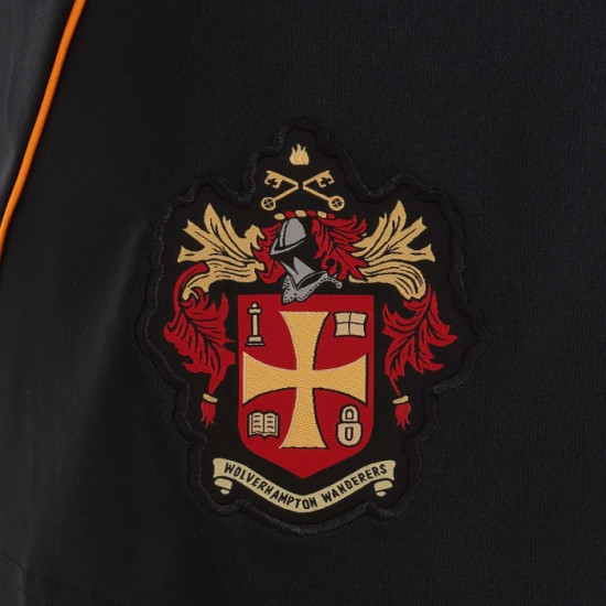 Kid's Wolverhampton Wanderers 2026/27 Home Shorts - Black