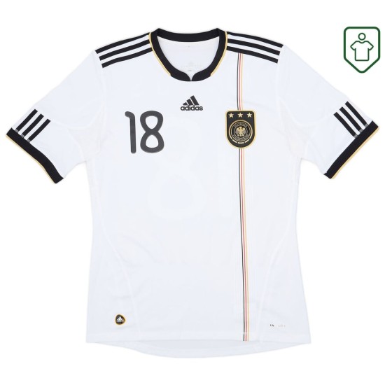 Men's Germany 2010/11 Home Retro Shirt Kroos #18