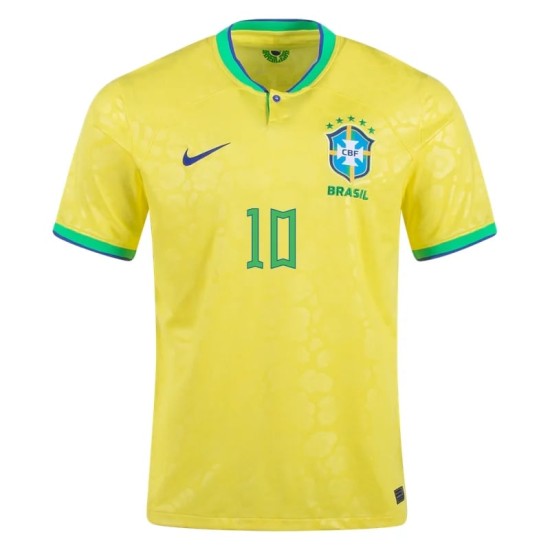 Pele #10 Brazil Home Jersey World Cup 2022