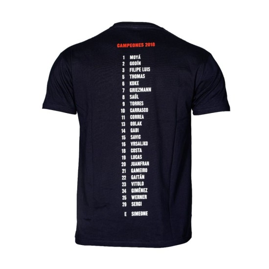 Men's Atletico Madrid 2018 Retro EUROPA LEAGUE CHAMPIONS Shirt