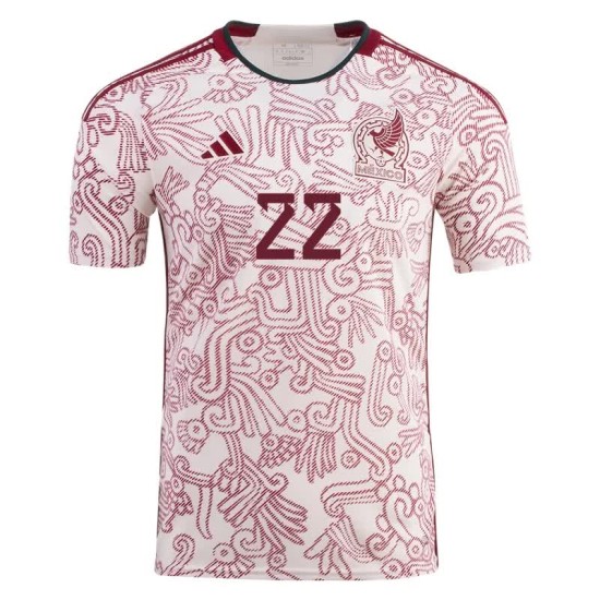 Hirving Lozano #22 Mexico Away Jersey World Cup 2022 Hirving Lozano #22 Mexico Away Jersey World Cup 2022