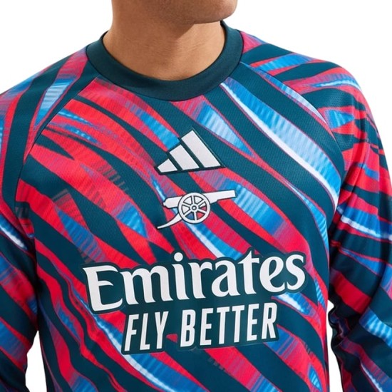 Kid's Arsenal 2026/27 Pre Match Long Sleeve Shirt Kid's Arsenal 2026/27 Pre Match Long Sleeve Shirt