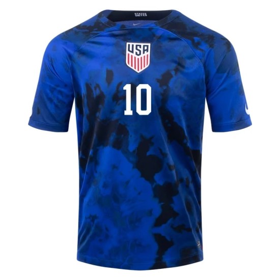 Christian Pulisic #10 USMNT Away Jersey World Cup 2022