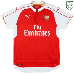 Men's Arsenal 2015/16 Home Retro Shirt Arteta #8