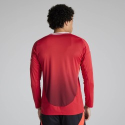 Men's Manchester United 2024/25 Home Long Sleeved Shirt Men's Manchester United 2024/25 Home Long Sleeved Shirt