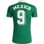 Men's Mexico 1986 Home Retro Shirt #9 Men's Mexico 1986 Home Retro Shirt #9
