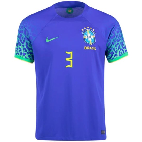 Kid's T.SILVA Brazil 2022/23 Away Shirt Kid's T.SILVA Brazil 2022/23 Away Shirt
