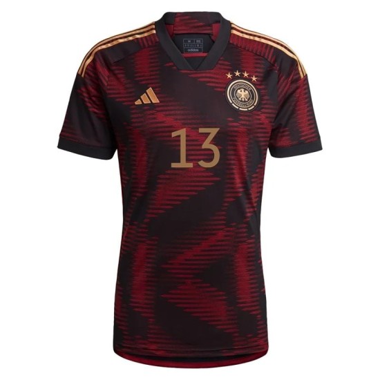 Thomas Muller #13 Germany Away Jersey World Cup 2022