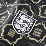Men's England Lionesses 500th Anniversary Pre Match Shirt - Black Men's England Lionesses 500th Anniversary Pre Match Shirt - Black