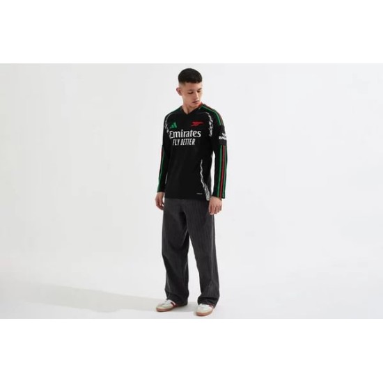 Men's Arsenal 2024/25 Away Long Sleeve Shirt