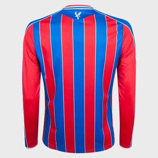 Kid's Crystal Palace 2025/26 Home Long Sleeve Shirt