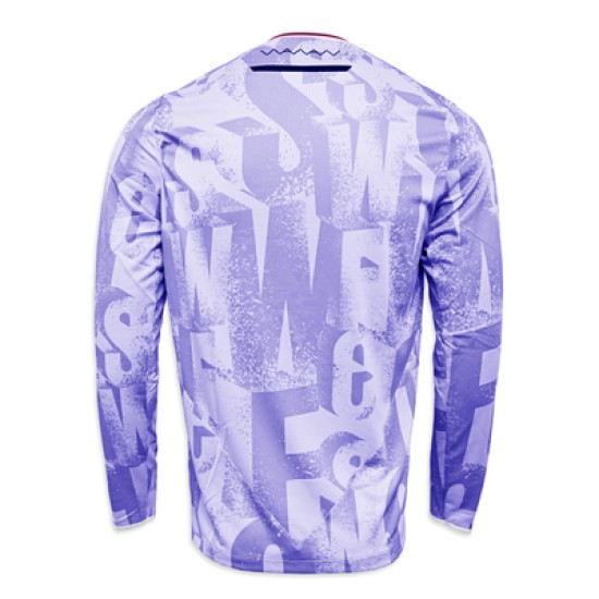 Women's Sheffield Wednesday 2025/26 Away Long Sleeve Shirt Women's Sheffield Wednesday 2025/26 Away Long Sleeve Shirt