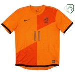 Men's Netherlands 2012/13 Home Retro Shirt Robben #11